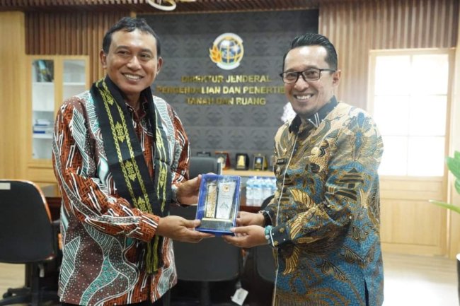 Bupati Eka Putra Audiensi Ke Kementerian ATR/BPN Terkait Lahan Seluas 5.700 H