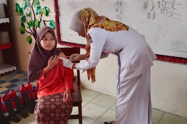 Cegah Kanker Serviks Dinkes Kota Padang Lakukan Imunisasi HPV