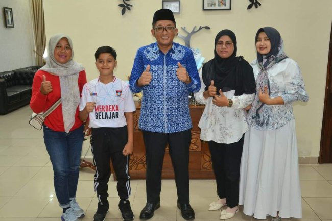 Wako Hendri Septa Lepas Kafell Ikuti O2SN di Jakarta 