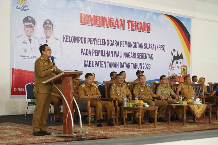 Bupati Eka Putra: KPPS memiliki Peranan Penting