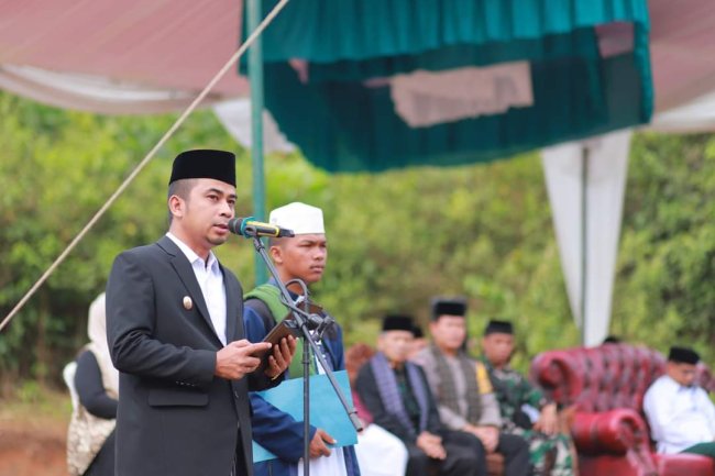 Wawako Ramadhani Irup Hari Santri Nasional di Ponpes Darul Thalib 