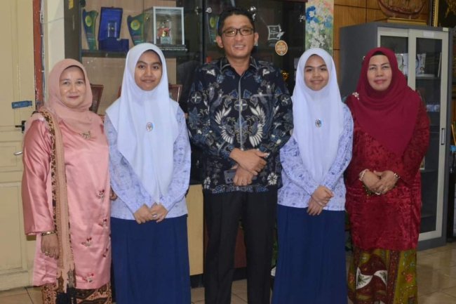 Siswa SMP Negeri I Padang Ratu Dan Jihan Wakili Sumatera Barat Ajang OPSI 2023