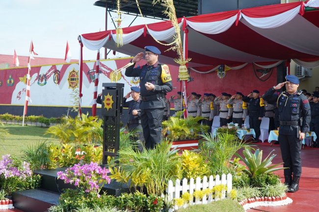 Khidmad, Upacara HUT Ke 78 Korps Brimob Polri di Mako Satbrimobda Polda Kalbar