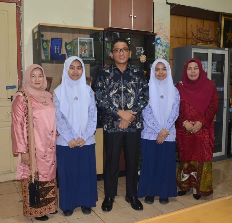 Siswa SMP Negeri I Padang Ratu Dan Jihan Wakili Sumatera Barat Ajang OPSI 2023