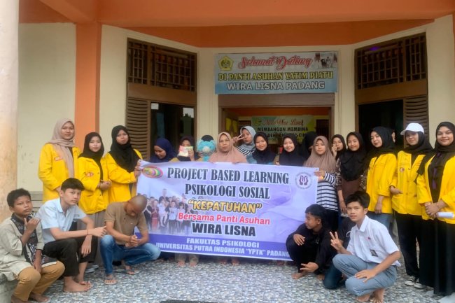 Fakultas Psikologi  UPI YPTK Padang Selenggarakan Sosialisasi Di Panti Asuhan Wira Lisna Rawang 