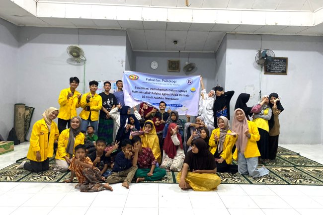 Penghuni Panti Asuhan Anak Mentawai Gadut Ikuti Sosialisasi Pemahaman Prilaku Agresi 