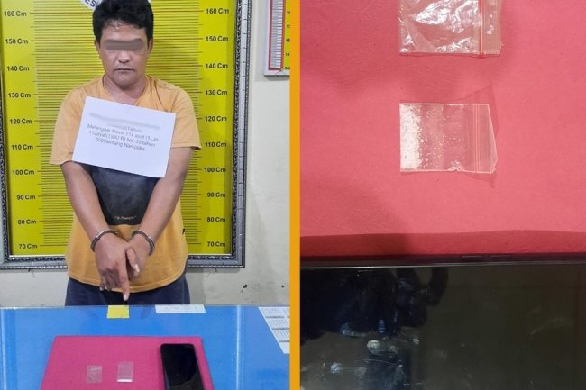 Diduga Bawa Shabu, Sopir Asal Sungai Tarab Digiring Tim Tarantula ke Polres Tanah Datar