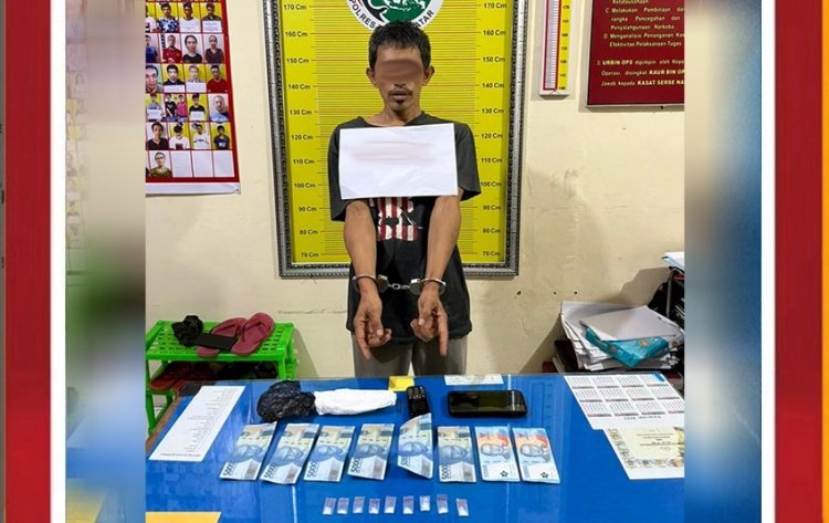 Diduga Edarkan Shabu, Pria Paruh Baya Diringkus di Supanjang Nagari Cubadak