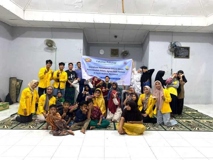 Penghuni Panti Asuhan Anak Mentawai Gadut Ikuti Sosialisasi Pemahaman Prilaku Agresi 