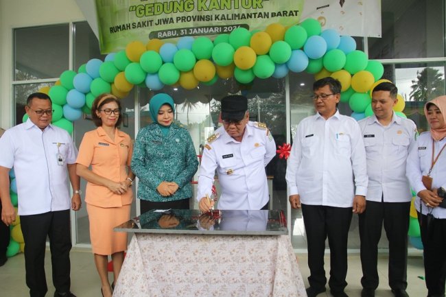 Pj. Gubernur Harisson Resmikan  Gedung Baru RSJ Provinsi Kalbar