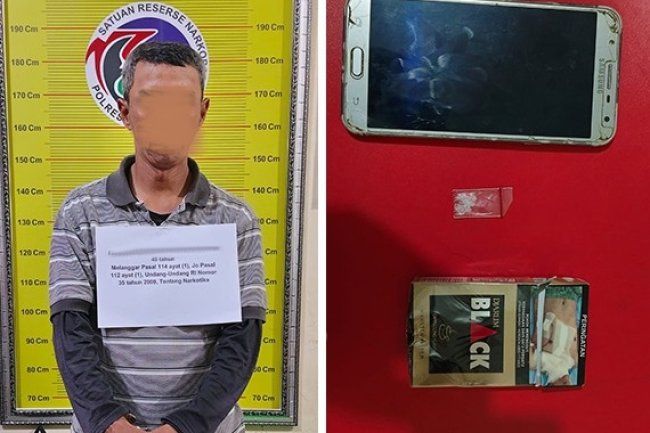 Lagi, Tim Tarantula Polres Tanah Datar  Tangkap Tersangka Pelaku Narkoba di Sungai Tarab