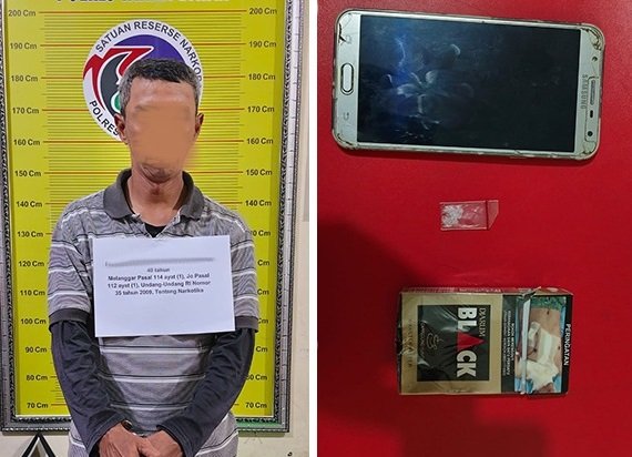 Lagi, Tim Tarantula Polres Tanah Datar  Tangkap Tersangka Pelaku Narkoba di Sungai Tarab