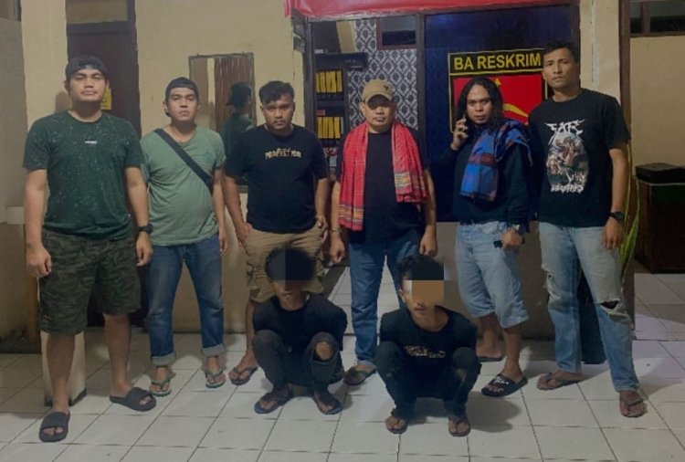 Dua Pemuda Tersangka Narkoba Ditangkap Tim Spider Polres Solok di Cupak