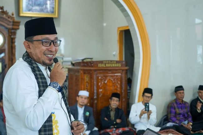 Bupati Eka Putra Hadiri Tabligh Akbar di Bulan Sarik, Nagari Sungai Jambu