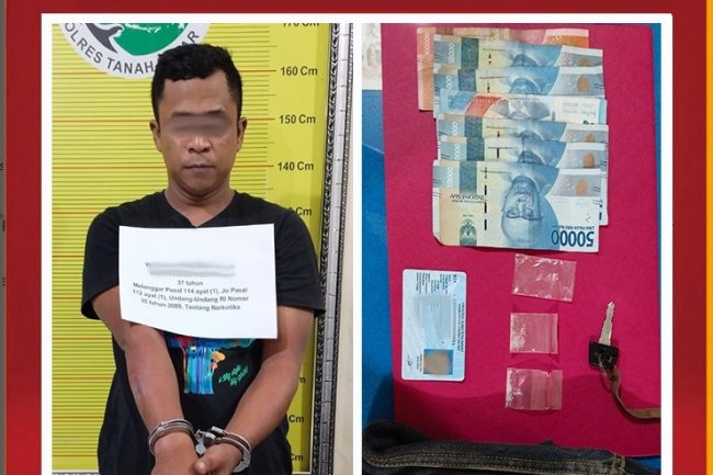 Bawa Dua Paket Shabu, Tim Tarantula Polres Tanah Datar Tangkap Seorang Warga Lima Kaum