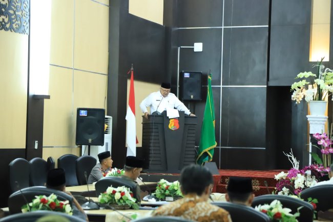 Walikota Solok Bacakan Nota LKPJ Tahun 2023 di DPRD Kota Solok