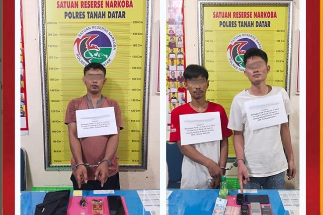 Diduga Penyalahgunaan Narkotika, 3 Pemuda di Ciduk di 2 Lokasi Berbeda di Tanah Datar