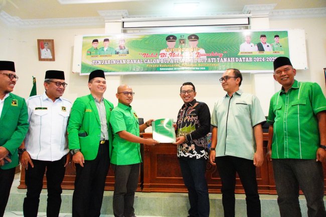Gelar Halal bi Halal, PPP Resmi Buka Pendaftaran Bacalon Bupati/Wakil Bupati Tanah Datar 2024-2029