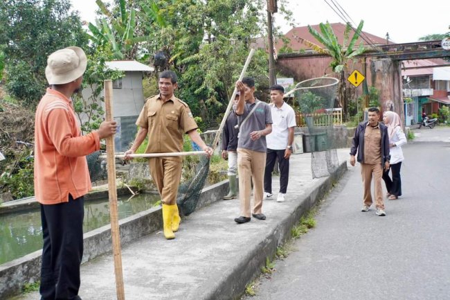 Tim Puskeswan Kota Padang Panjang Tangkap Anjing Liar
