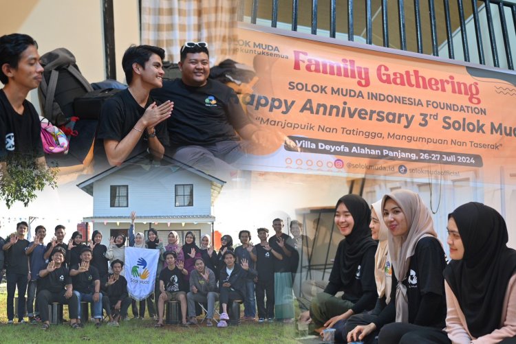 Perayaan Hari Jadi ke 3: Solok Muda Indonesia Adakan Family Gathering di Villa Deyofa Alahan Panjang