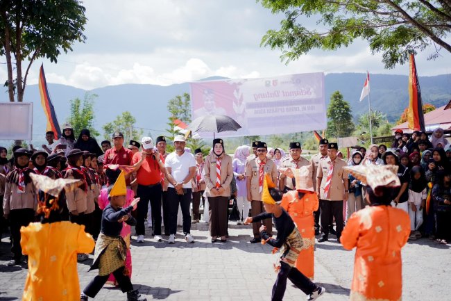 Di Hari Pramuka, Ketua  Kwarcab 0302 Emiko Epyardi Asda Lantik Kwaran 017 Hiliran Gumanti 