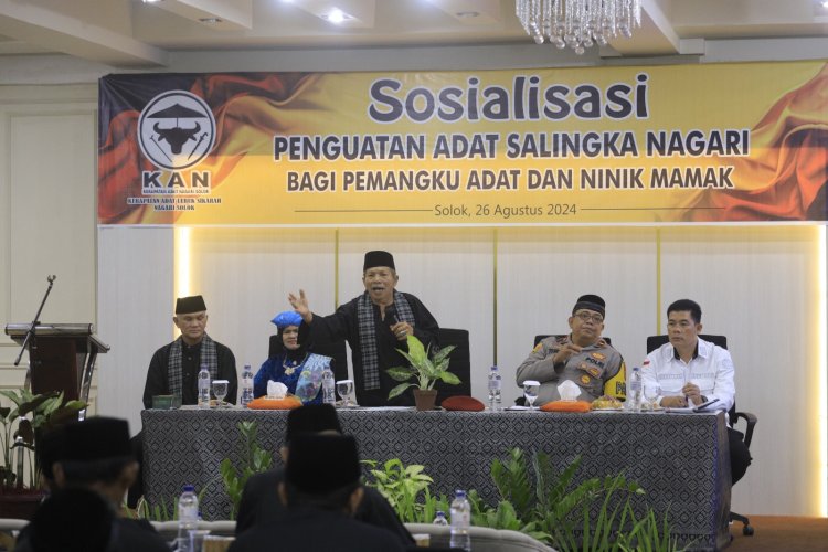KAN Solok Gelar Sosialisasi Penguatan Adat Salingka Nagari