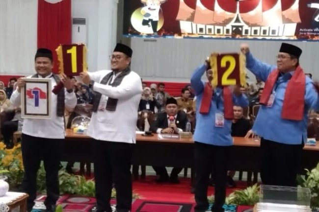 Ini Nomor Urut Paslon di Pilkada Tanah Datar