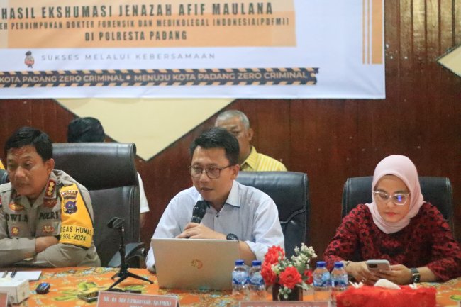 Gelar Jumpa Pers, Tim PDFMI Beberkan Hasil Ekshumasi Jenazah Almarhum Afif Maulana