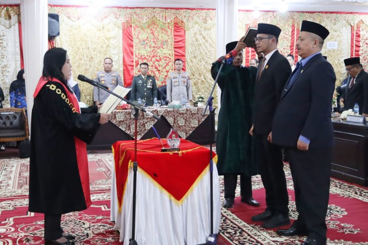 Ivoni Munir  dan Armen Plani Menjadi Pimpinan DPRD Kabupaten Solok Definitif Periode 2024-2029