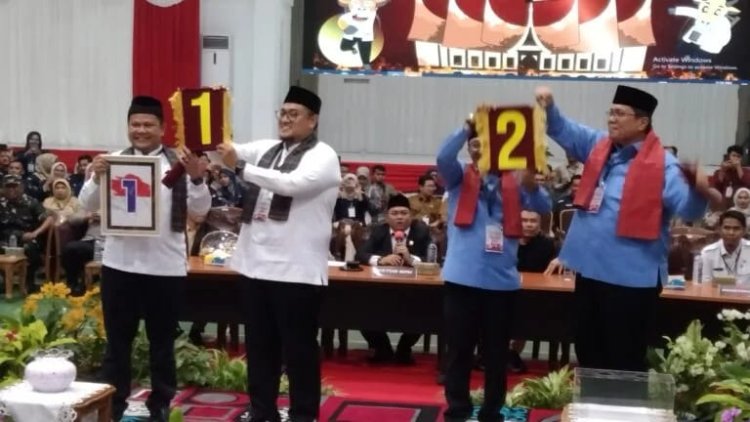 Ini Nomor Urut Paslon di Pilkada Tanah Datar