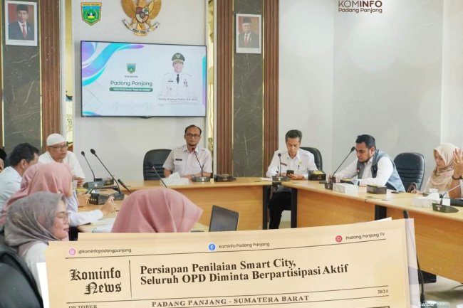 Kota Padang Panjang Mematangkan Persiapan Penilaian Smart City