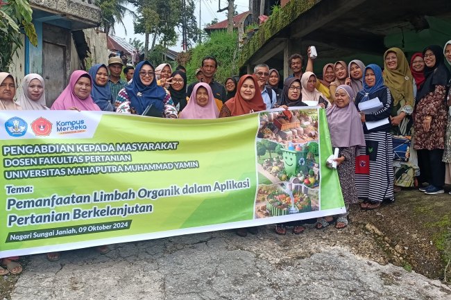 Tim Dosen PKM UMMY Solok Kunjungi Sungai Janiah, Sharing dan Ajak Masyarakat Manfaatkan Limbah Menjadi Pupuk Cair