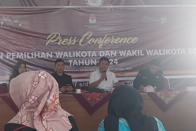 Masuk Tahapan Kampanye, KPU Kota Solok Fasilitasi Pengadaan APK dan Debat