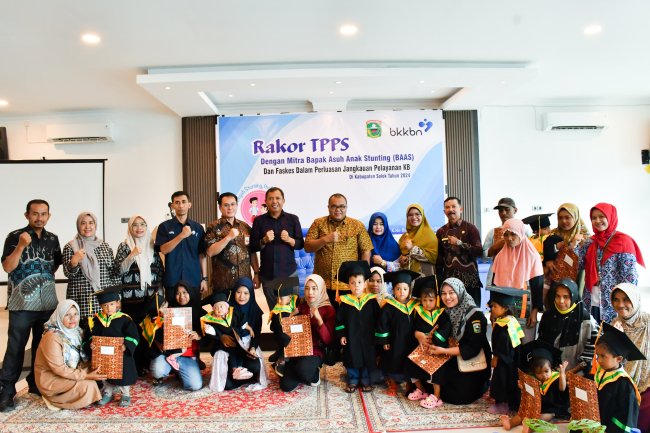 Pemkab Solok Rakor Stunting TPPS  Bersama Mitra BAAS