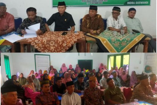 Reses di Sungai Pisang, Anggota DPRD Indra Guswadi Serap Aspirasi Masyarakat