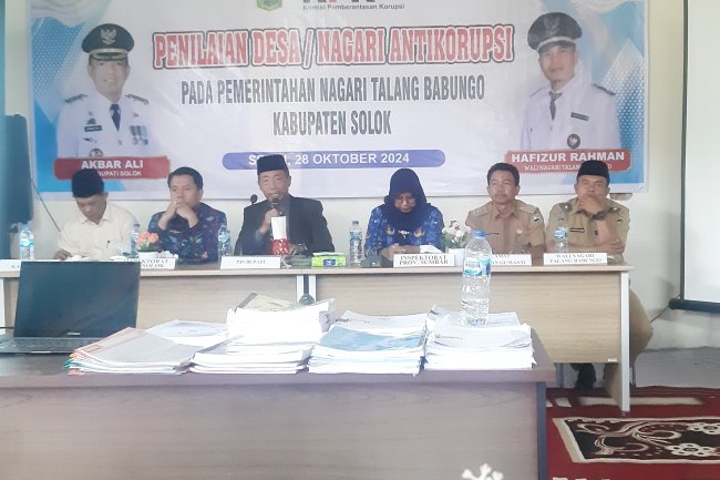 Talang Babungo Nagari Anti Korupsi Di Nilai Tim Provinsi Sumatera Barat 