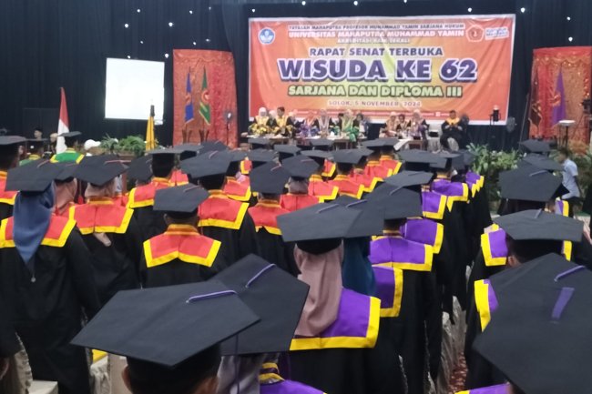 UMMY Solok Gelar Wisuda ke 62, Ini Daftar Lulusan Terbaiknya