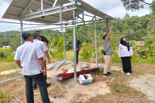 Menara Repeater di Nagari Indudur Siap Dioperasikan 