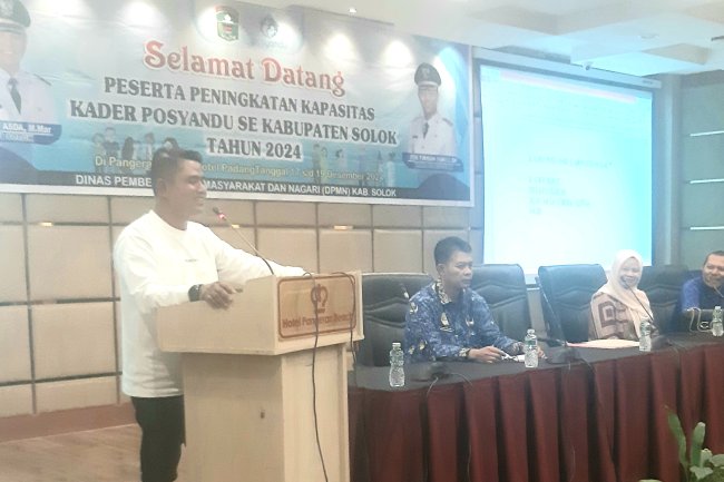 Wabup JFP Buka Pelatihan Peningkatan Kapasitas Kader Posyandu 