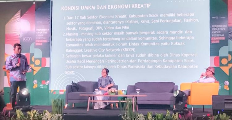 ICCF 2024, Wabup JFP Paparkan Potensi Kabupaten Solok 