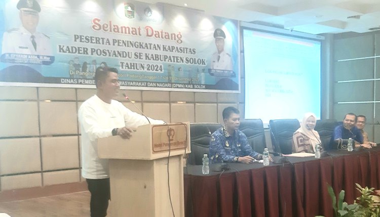 Wabup JFP Buka Pelatihan Peningkatan Kapasitas Kader Posyandu 