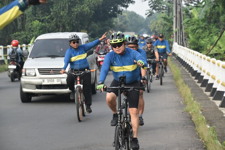 Korem 071/Wijayakusuma Gowes Bareng Kuatkan Sinergi Bersama Komponen Masyarakat
