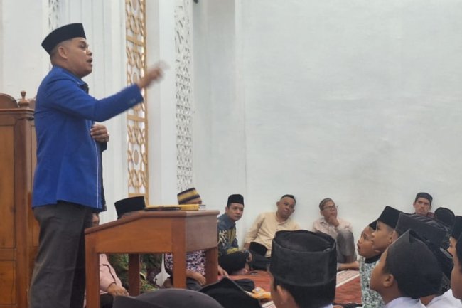Kasi PD Pontren Kemenag Kota Solok Fauzi Sampaikan 3 Harapan  Pada LDDS Kecamatan Tanjung Harapan 