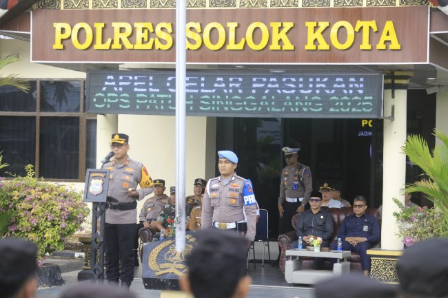 Operasi Patuh Singgalang 2025 Dimulai, Ketua DPRD Kota Solok,Fauzi Rusli Ajak Masyarakat Patuhi Lalulintas
