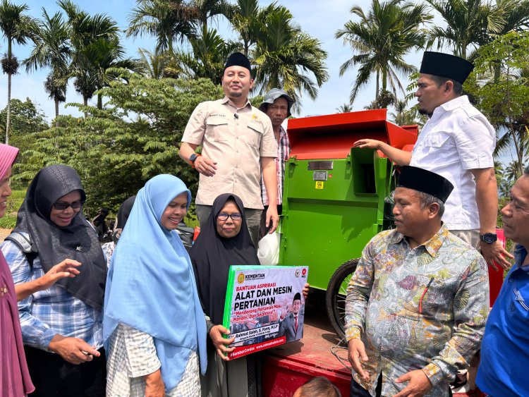 Rahmat Saleh Serahkan Bibit Unggul Bersertifikat di Paninggahan