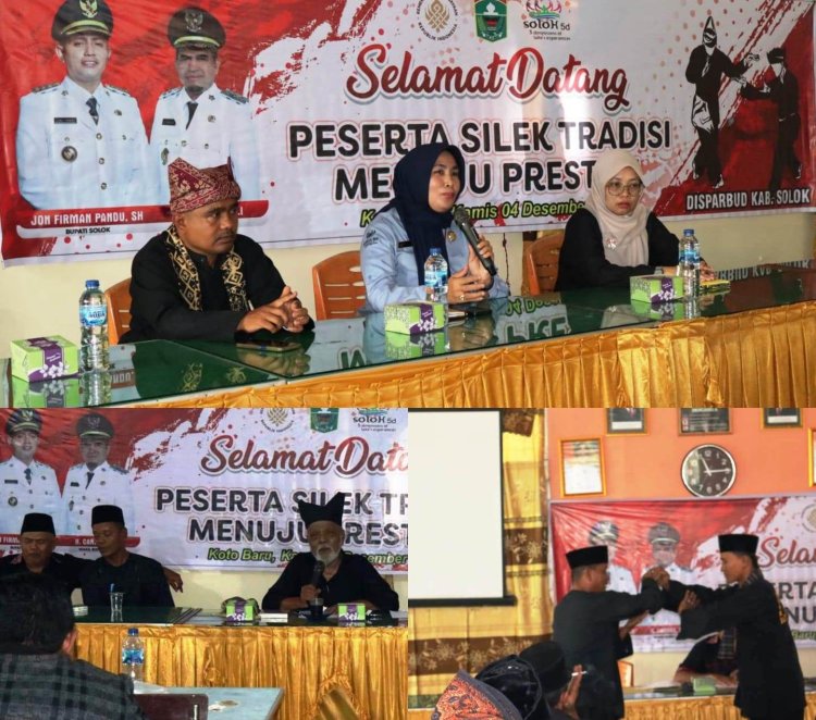 Disparbud Kab. Solok Programkan Silek Tradisi Menuju Prestasi. 
