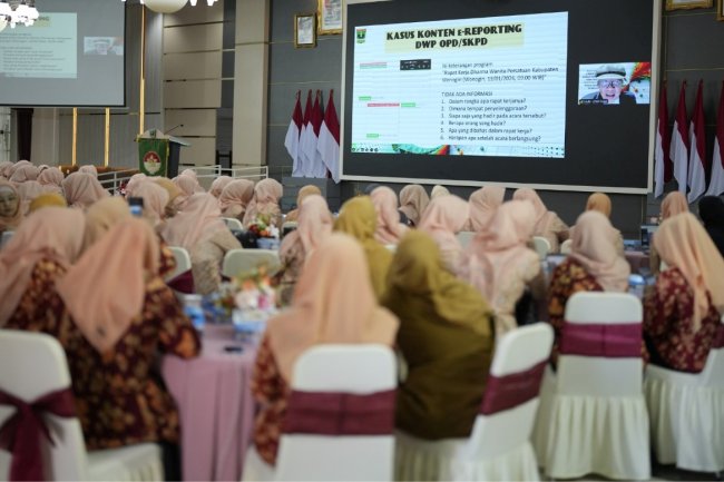 Wujudkan Visi, DWP Gelar e-Reporting