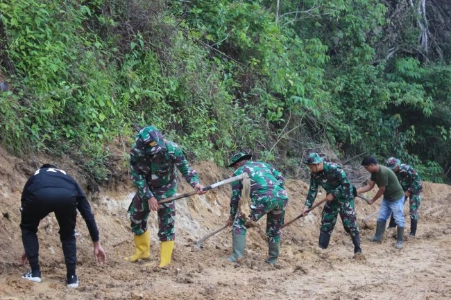 TMMD Buka Jalan Baru, Untuk Mobilitas Pertanian dan Mendorong Pertumbukan Ekonomi