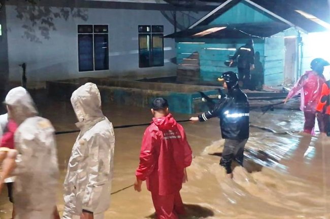 Hujan Deras, Palembayan Kabupaten Agam Kembali Banjir