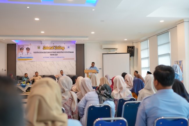 Sosialisasi dan Advokasi Akreditasi Perpustakaan Bangun Budaya Literasi di Kabupaten Solok